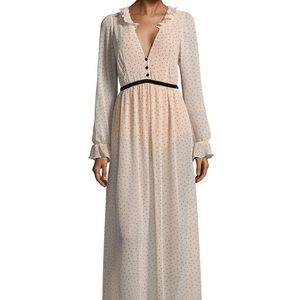 For Love and Lemons Polka Dot Maxi Dress